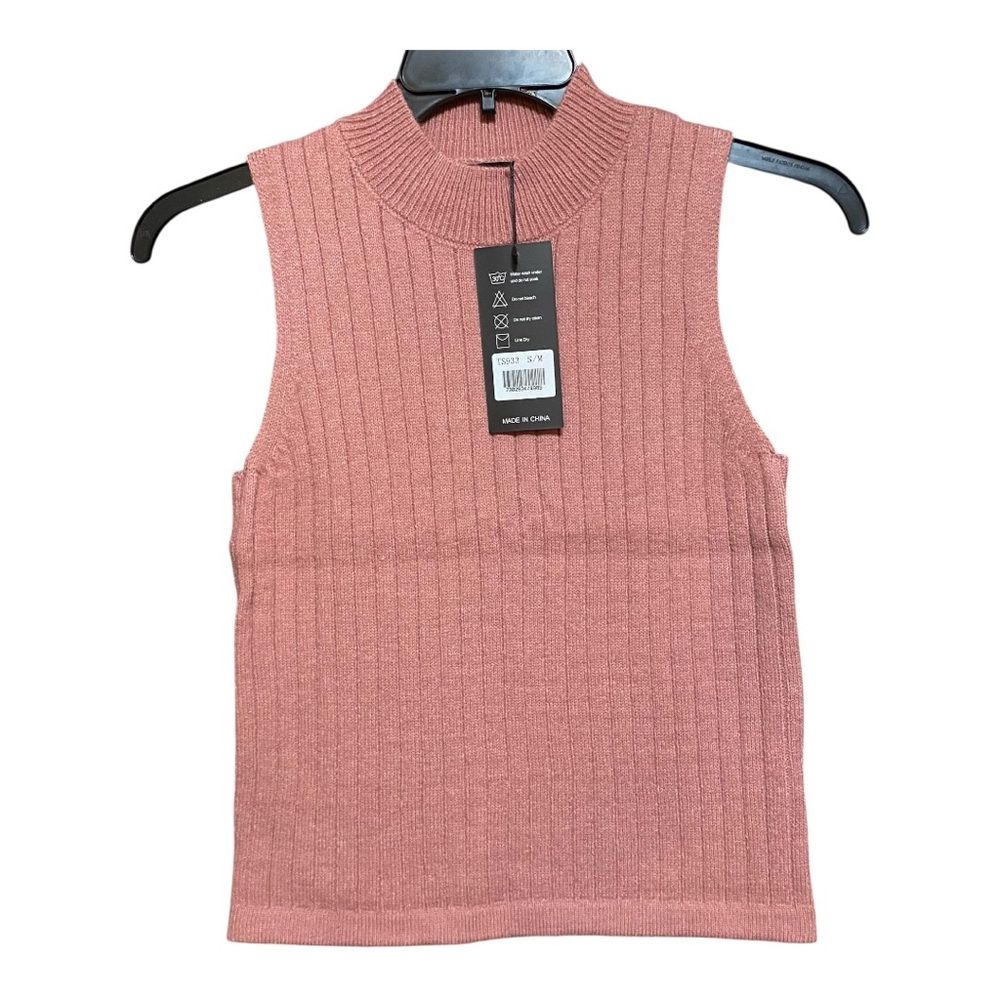 Price is firm - Pink Ribbed Cashmere Set S/M